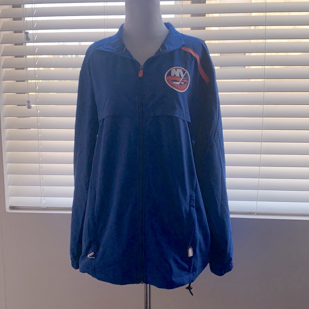 Nwt Mens Nhl Ny Islanders Zip Up Jacket